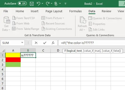Can You Do An If Statement In Excel Based On Cell Formatting Such As Color? (It Is Possible Without VBA)