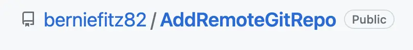 GitHub repo title